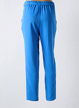Pantalon slim taille élastique taille normale bleu BARBARA LEBEK femme
