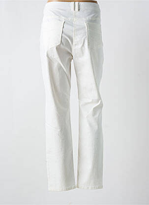 Jeans coupe droite stretch taille normale blanc BARBARA LEBEK femme