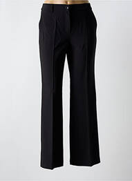 Pantalon droit tissage crêpe taille normale noir BARILOCHE femme