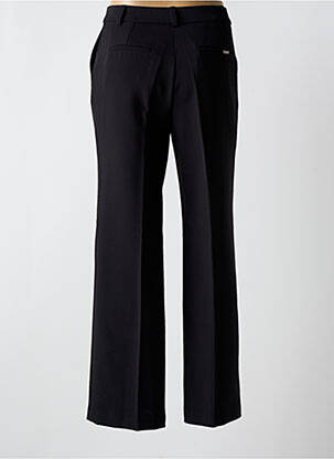 Pantalon droit tissage crêpe taille normale noir BARILOCHE femme