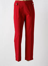 Pantalon slim taille élastique taille normale rouge BARILOCHE femme