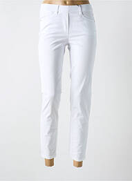 Pantalon 7/8 stretch taille normale blanc STARK femme