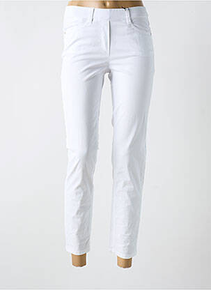 Pantalon 7/8 stretch taille normale blanc STARK femme