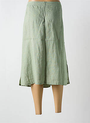 Jupe mi-longue coupe droite vert BARBARA LEBEK femme