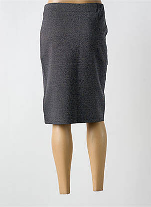 Jupe mi-longue coupe droite noir BARBARA LEBEK femme
