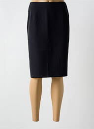 Jupe mi-longue coupe droite noir BARBARA LEBEK femme