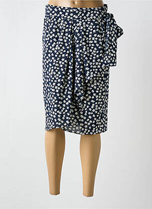 Jupe mi-longue taille normale bleu CHATTAWAK femme