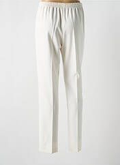 Pantalon droit blanc ARONA pour femme seconde vue
