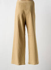 Pantalon large marron TINTA pour femme seconde vue