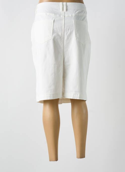 Jupe mi-longue blanc BARBARA LEBEK pour femme