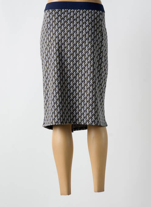 Jupe mi-longue bleu BARBARA LEBEK femme