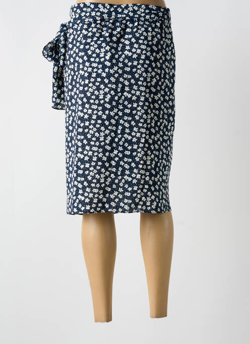 Jupe mi-longue bleu CHATTAWAK pour femme