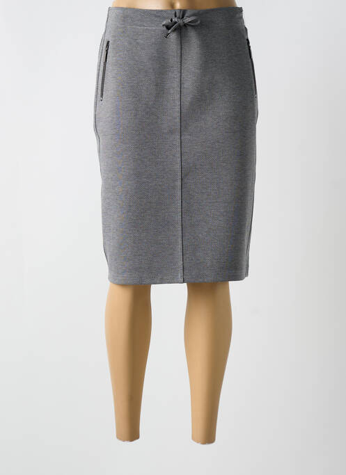 Jupe mi-longue gris BARBARA LEBEK pour femme