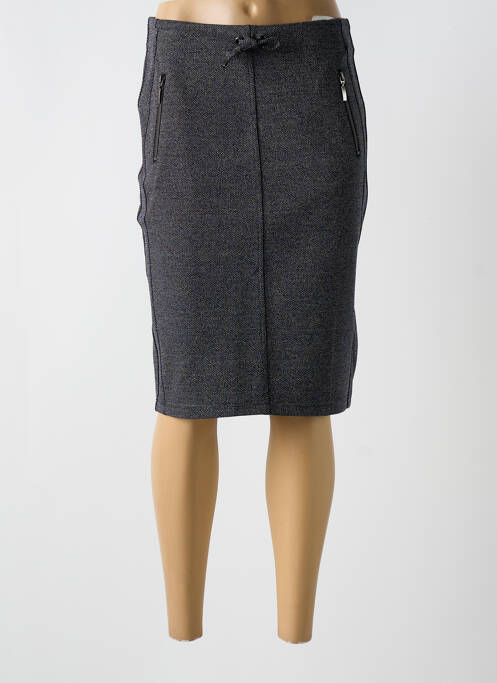 Jupe mi-longue noir BARBARA LEBEK pour femme