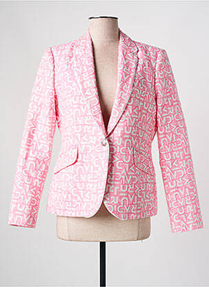 Blazer coupe cintrée rose BARILOCHE femme