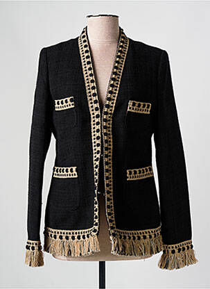 Veste casual finition intérieure doublée noir BARILOCHE femme