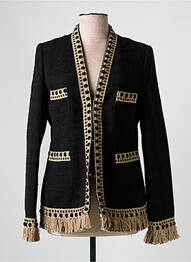 Veste casual finition intérieure doublée noir BARILOCHE femme