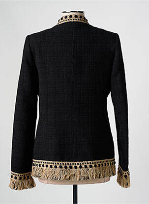 Veste casual finition intérieure doublée noir BARILOCHE femme