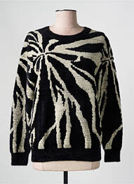 Pull coupe cintrée manches longues noir GREGORY PAT femme