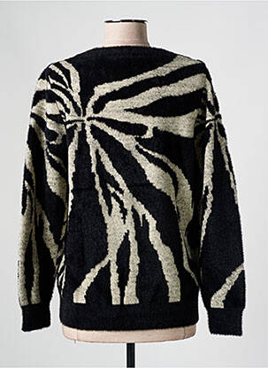 Pull coupe cintrée manches longues noir GREGORY PAT femme