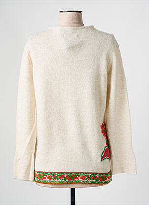 Pull coupe cintrée manches longues beige BARILOCHE femme