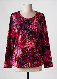 T-shirt manches longues manches longues rose GUY DUBOUIS femme