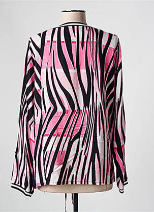Blouse col rond manches longues rose BARBARA LEBEK femme
