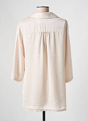 Blouse manches longues manches longues beige ESTEL COLLECTION femme