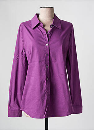 Chemisier violet SAINT CHARLES pour femme