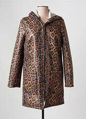 Manteau long marron ESTEL COLLECTION pour femme seconde vue