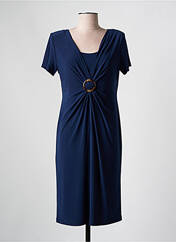 Robe mi-longue bleu ARONA pour femme seconde vue