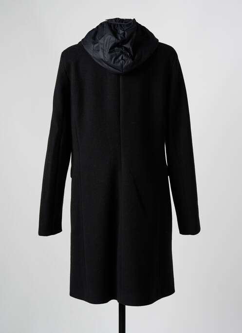 Manteau long a capuche a capuche noir TINTA femme