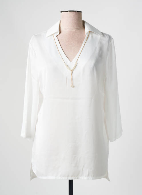 Blouse blanc ESTEL COLLECTION pour femme