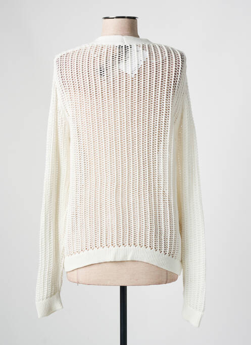 Gilet manches longues blanc BARBARA LEBEK pour femme