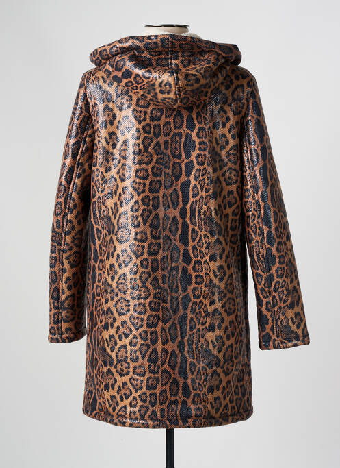 Manteau long marron ESTEL COLLECTION pour femme