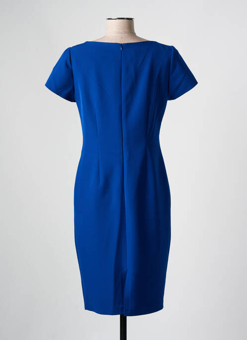 Robe mi-longue bleu ESTEL COLLECTION pour femme