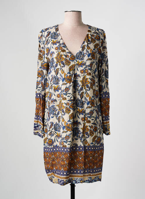 Robe mi-longue bleu JULIE GUERLANDE pour femme