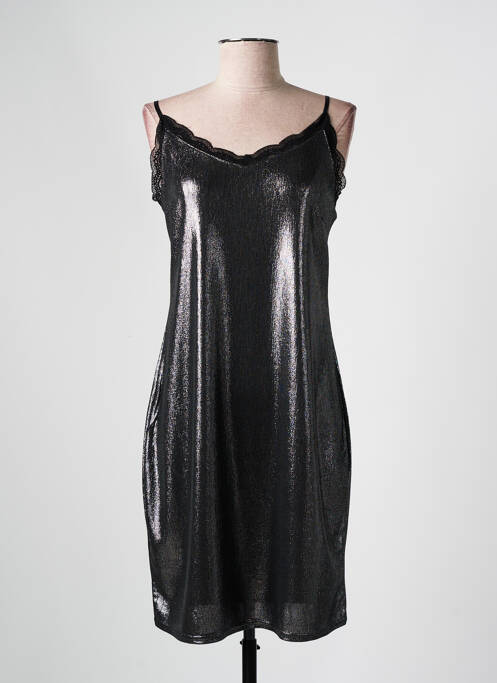 Robe mi-longue argent ESPERANCE pour femme