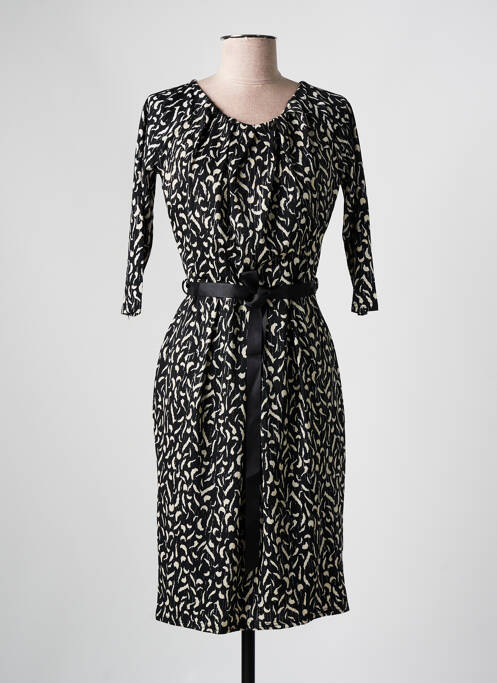 Robe mi-longue noir JULIE GUERLANDE pour femme