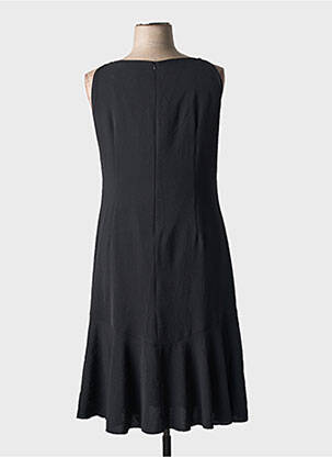 Robe mi-longue sans manche sans manche noir ESTEL COLLECTION femme