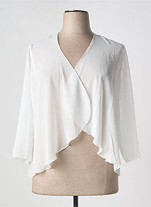 Veste casual coupe droite blanc GREGORY PAT femme