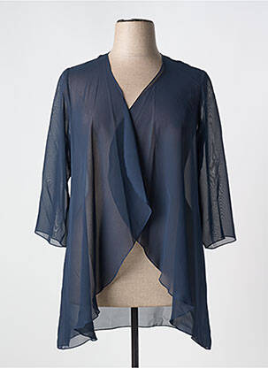 Veste casual coupe droite bleu GREGORY PAT femme