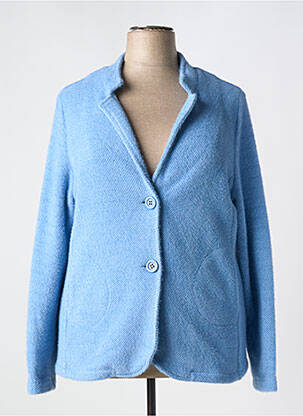 Veste casual coupe droite bleu TINTA femme