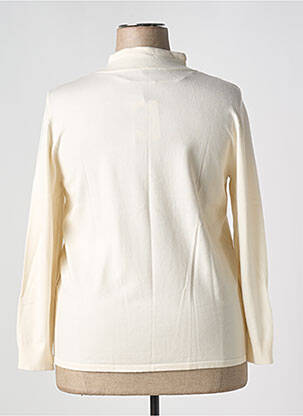 Pull coupe cintrée manches longues beige BARBARA LEBEK femme