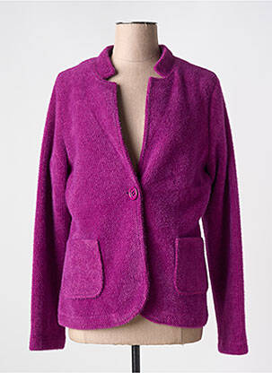 Veste casual coupe cintrée violet TINTA femme