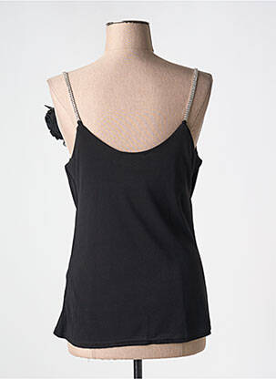 Top stretch sans manche noir ESPERANCE femme