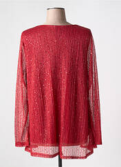 Blouse rouge VETISTYLE pour femme seconde vue