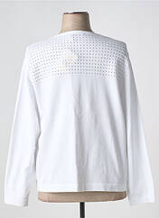 Gilet manches longues blanc MICHA pour femme seconde vue