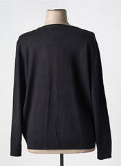 Gilet manches longues noir MICHA pour femme seconde vue