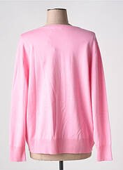 Gilet manches longues rose MICHA pour femme seconde vue